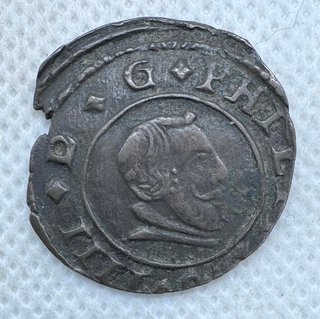 Moneda Felipe IV 16 Maravedís 1663 Madrid
