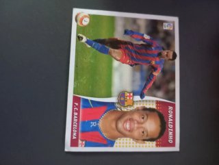 Cromo de Ronaldinho - F.C. Barcelona