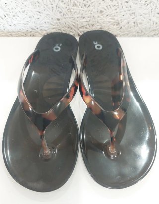 Sandalias Jelly Estampado Carey