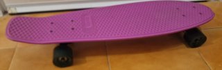 Monopatín Cruiser Oxelo Morado