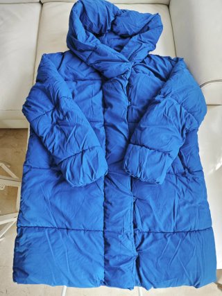 Abrigo Oversize Azul H&M Talla M