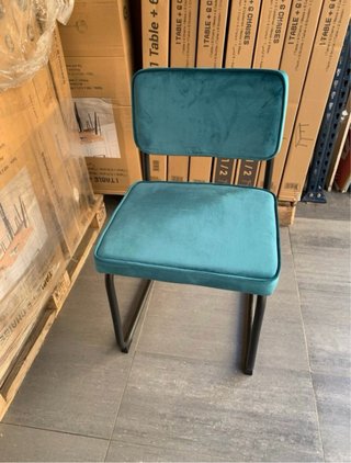 Silla de terciopelo