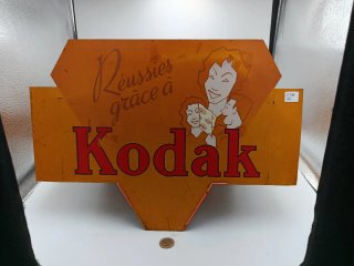 EXPOSITOR PUBLICITARIO KODAK "RÉUSSIES GRÂCE À"
