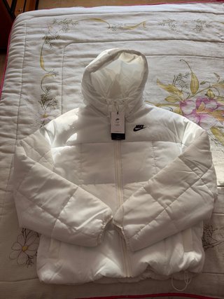 Abrigo Nike Blanco Talla S