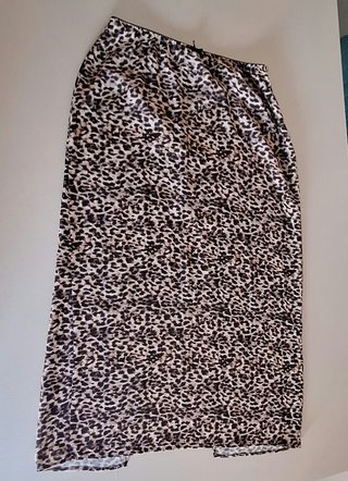 Falda larga leopardo Pull&Bear