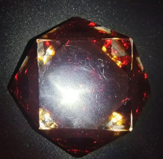Conjunto Cenicero y Encendedor Cristal Murano