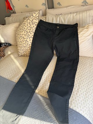 Pantalón Negro Encerado