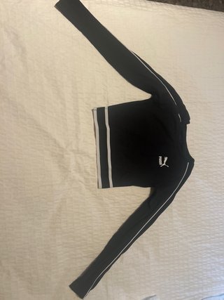 Crop top Puma negro