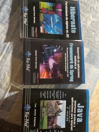 Lote de 3 libros de programación Java – 25 €