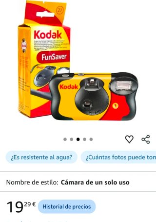 Fotocamera Kodak FunSaver monouso