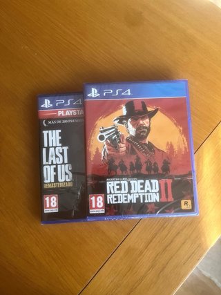 2 Juegos PS4: The Last of Us y RDR2