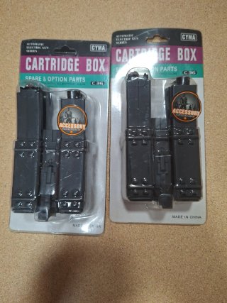 2 Cargadores Cortos MP5 CYMA