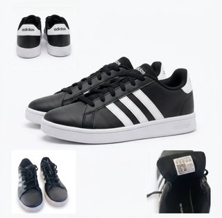 Zapatillas Adidas Negras y Blancas