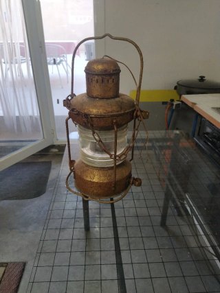 Farol de Metal Estilo Vintage