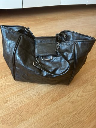 Bolso de Piel Zara Negro
