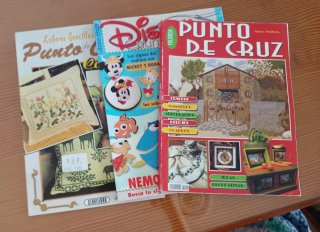 Lote revistas punto de cruz