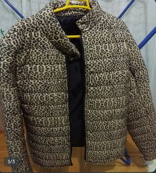 Cazadora Acolchada Animal Print