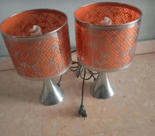 Set de 2 Lámparas de Mesita de Noche