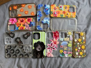 Confezione da 11 custodie per iPhone 14 Pro Max