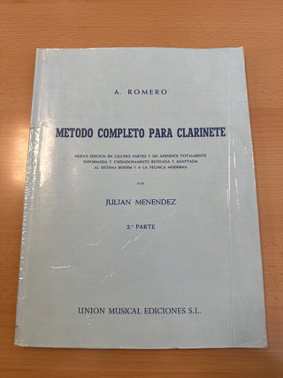 Método Completo para Clarinete - A. Romero 2ª Part