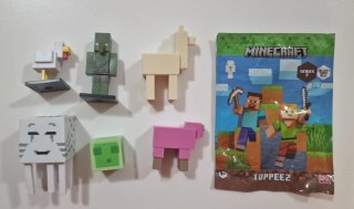 Set 5 Personaggi Minecraft Toppeez Serie 2