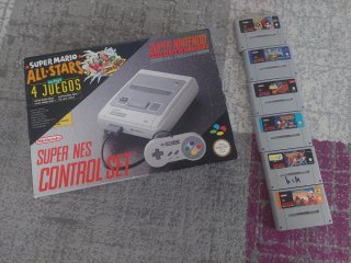 Supernintendo snes cib box ESP Syvalion Fievel