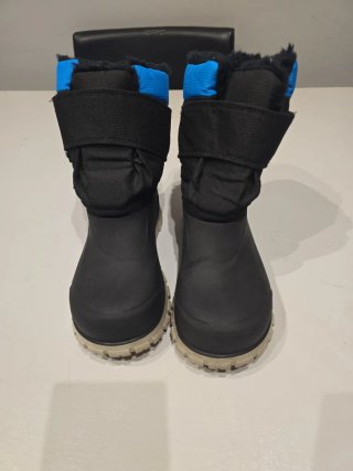 Botas de Nieve Negras y Azules Talla 35