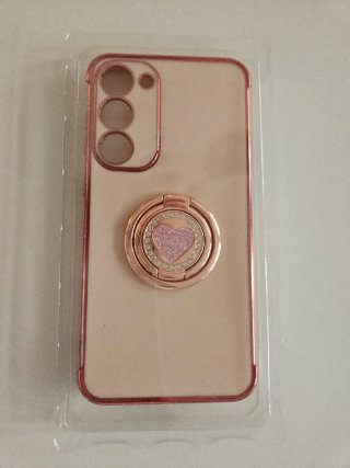 Funda para móvil con soporte de corazón