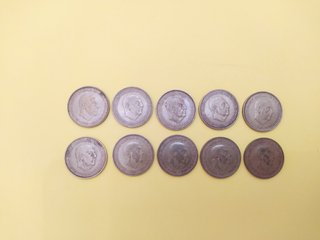 10 MONEDAS 1 PESETA 1966 *72