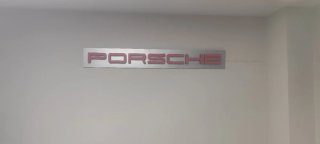 Letrero de pared PORSCHE