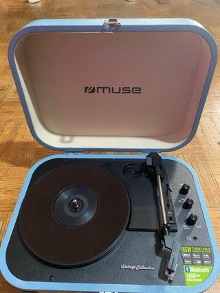 Tocadiscos Muse Vintage Collection Azul