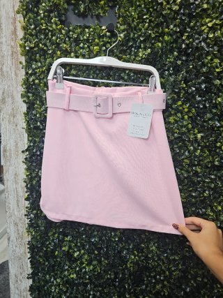 Falda pantalón rosa