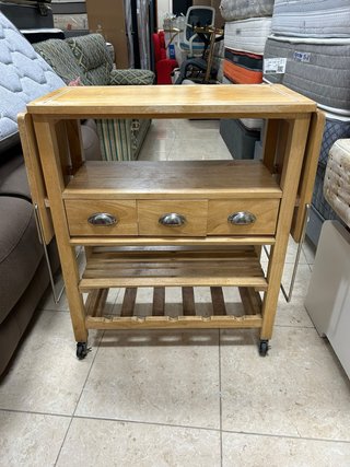 Mesa Auxiliar de Cocina con Ruedas