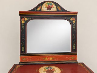 Tocador vintage antiguo pintado a mano
