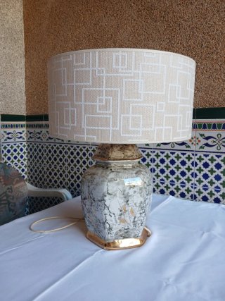 Lámpara de mesa cerámica