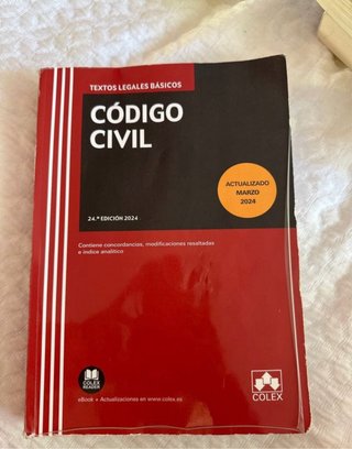 Código Civil Colex 24ª Edición 2024 - Texto Legal