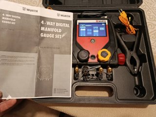 Manómetro Digital 4 Vías Würth
