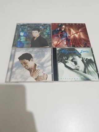 Lote 4 CDs Alejandro Sanz y Luis Miguel