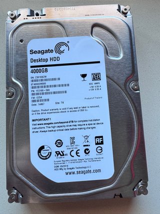 Disco duro Seagate 4TB 3.5" SATA