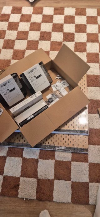 Tablero perforado SKÅDIS IKEA