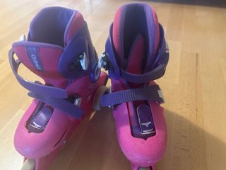 Patines Oxelo Rosa y Morado. Talla del 28-30