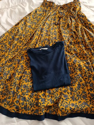 Falda Zara Estampada