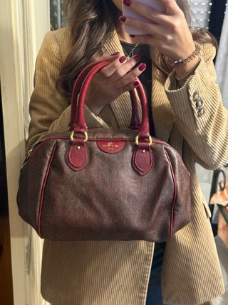 Bauletto Etro marrone e rosso