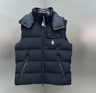 Chaleco de plumas Moncler Negro