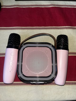 Sistema de Karaoke Portátil Rosa