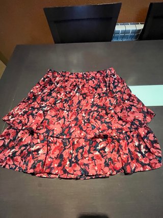 Falda Corta con Volantes Vero Moda Talla M