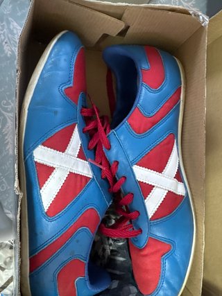 Zapatillas Munich Talla 44 Azul y Rojo