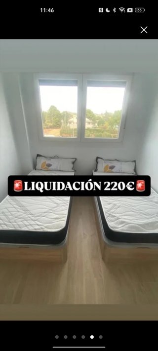 Descuentos en canapé y colchón de calidad