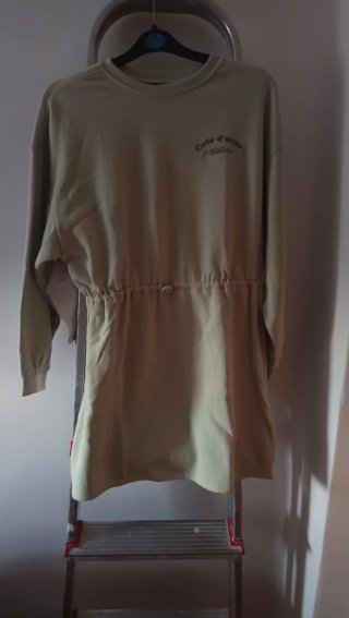 Vestido H&M Beige
