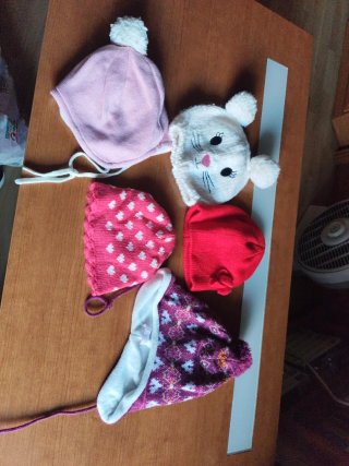 Lote de 5 Gorros para Niña